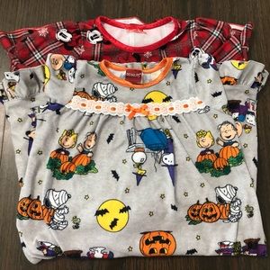 Peanuts Snoopy Halloween Nightgown, Disney Mickey Nightgown, 4T